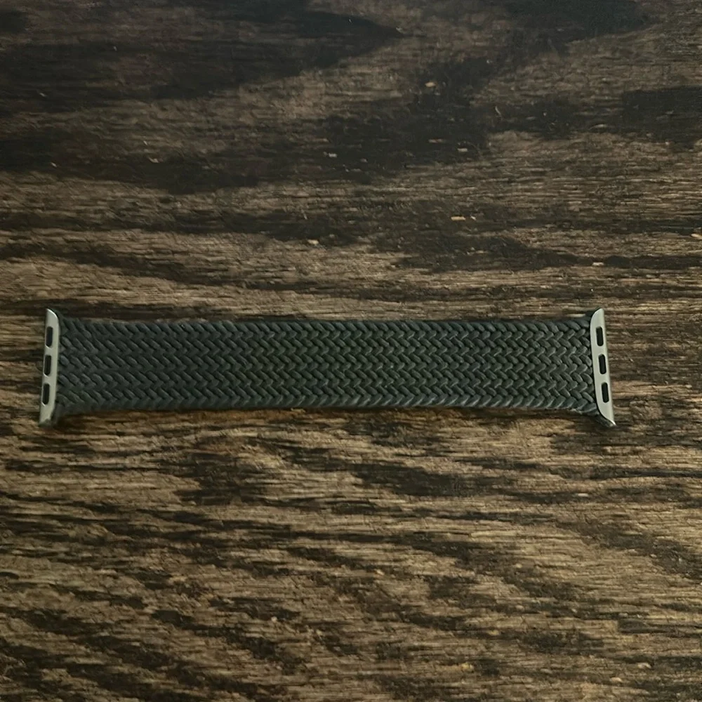 Apple Watchband-41MM Clay/Dark Grey Braided Solo Loop-Size 4-Color Discontinued